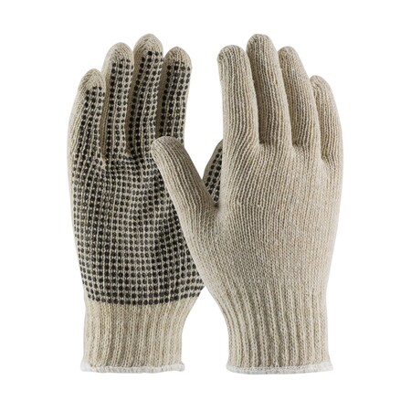 Pip Seamless Knit Cotton / Polyester Glove with PVC Dot Grip - 7 Gauge, 12PK 37-C110PD/M